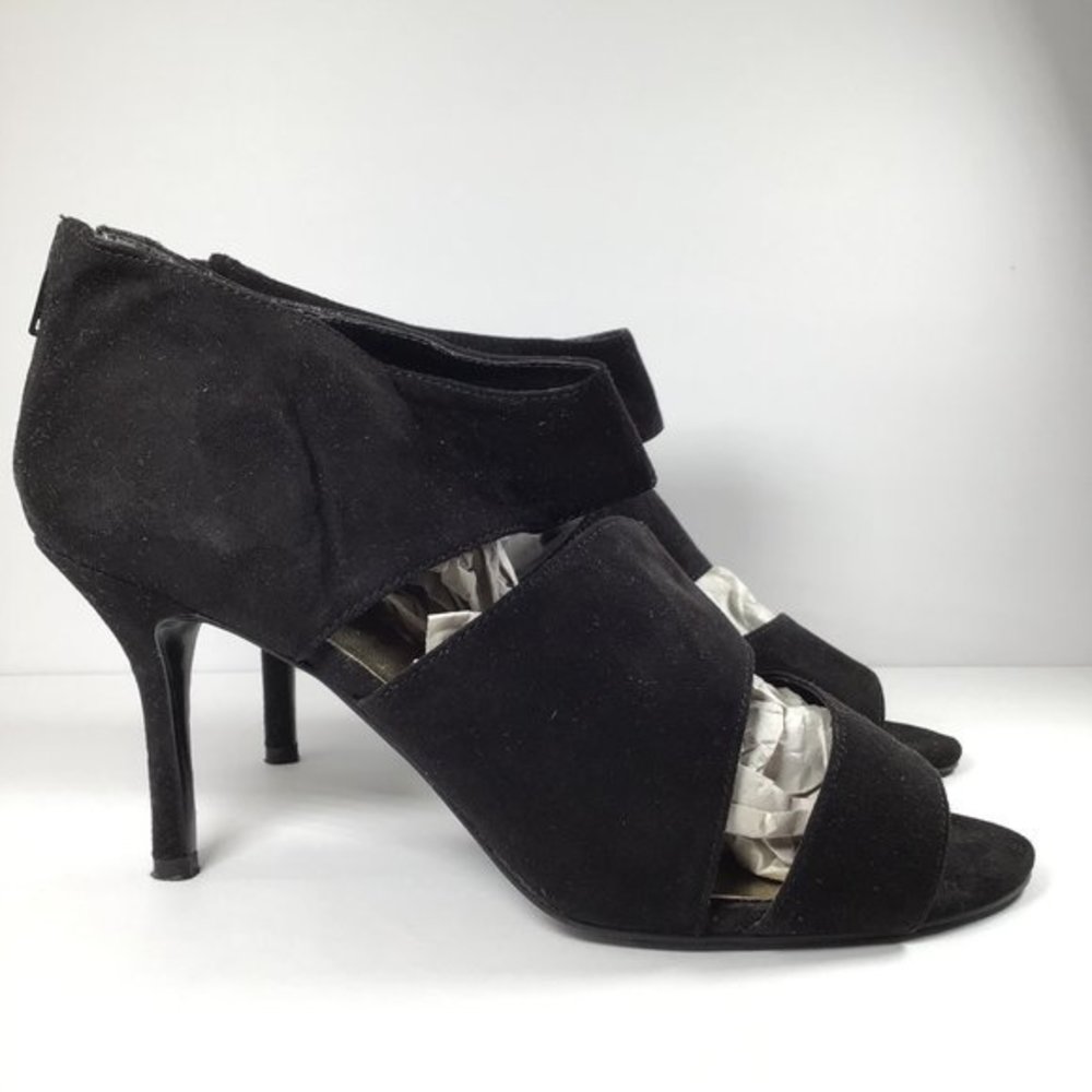 Nine West Open Toe Bootie Black Size 9 - image 5
